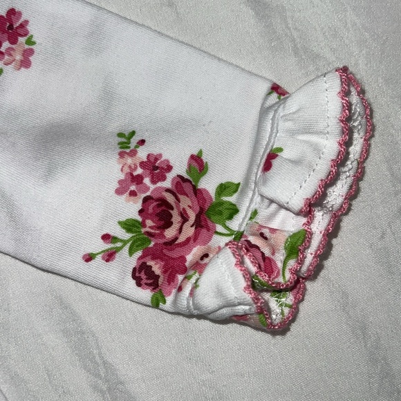 Kissy Kissy White and Pink Floral Kids Matching Set - Picture 5 of 9